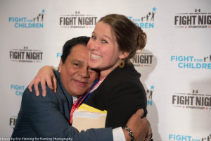 Roberto Duran and Becky Brant from Qorvis MLSGROUP