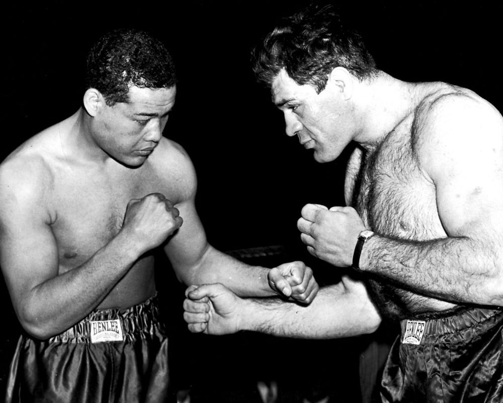 SIMON, ABE FIGHT WORN GLOVES (1941-1ST JOE LOUIS FIGHT) – JO Sports Inc.