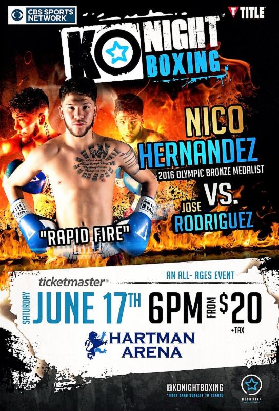 Nico Hernandez Returns To The Ring On June 17th Boxing News Ringside Report