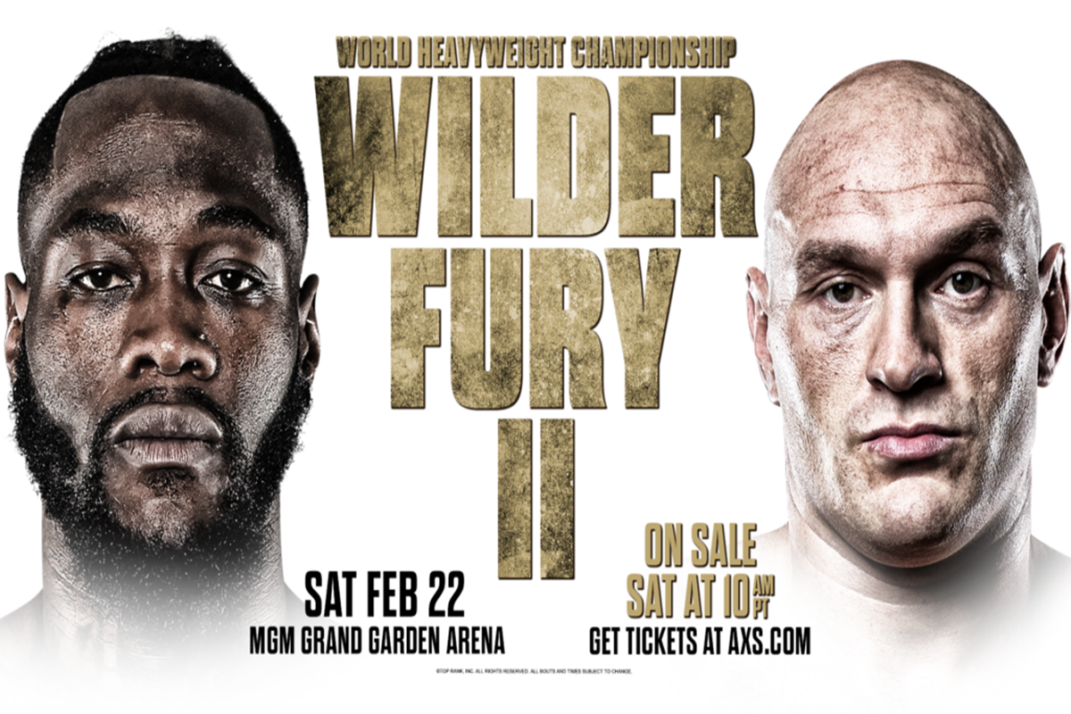 Deontay Wilder and Tyson Fury Set For The Rematch on February 22nd: Indeed, There Is ...1200 x 800