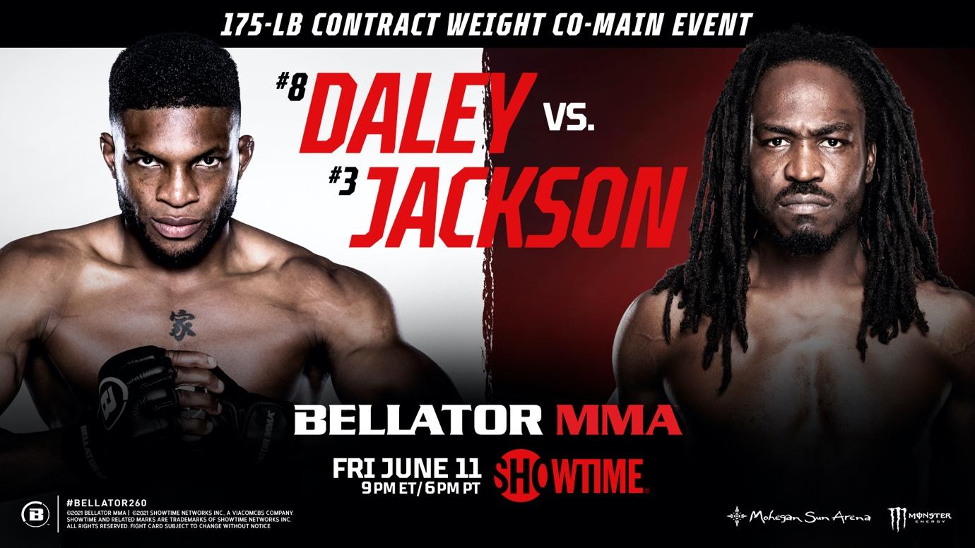 Paul "Semtex" Daley Vs Jason Jackson In Co- Main Event on June 11th of Bellator MMA 260 - Vimarsana News